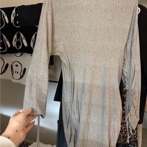 Lovers + Friends Gray Knit Dress